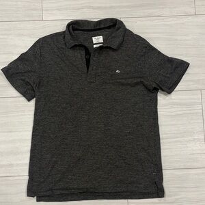 Rag & Bone charcoal men’s polo